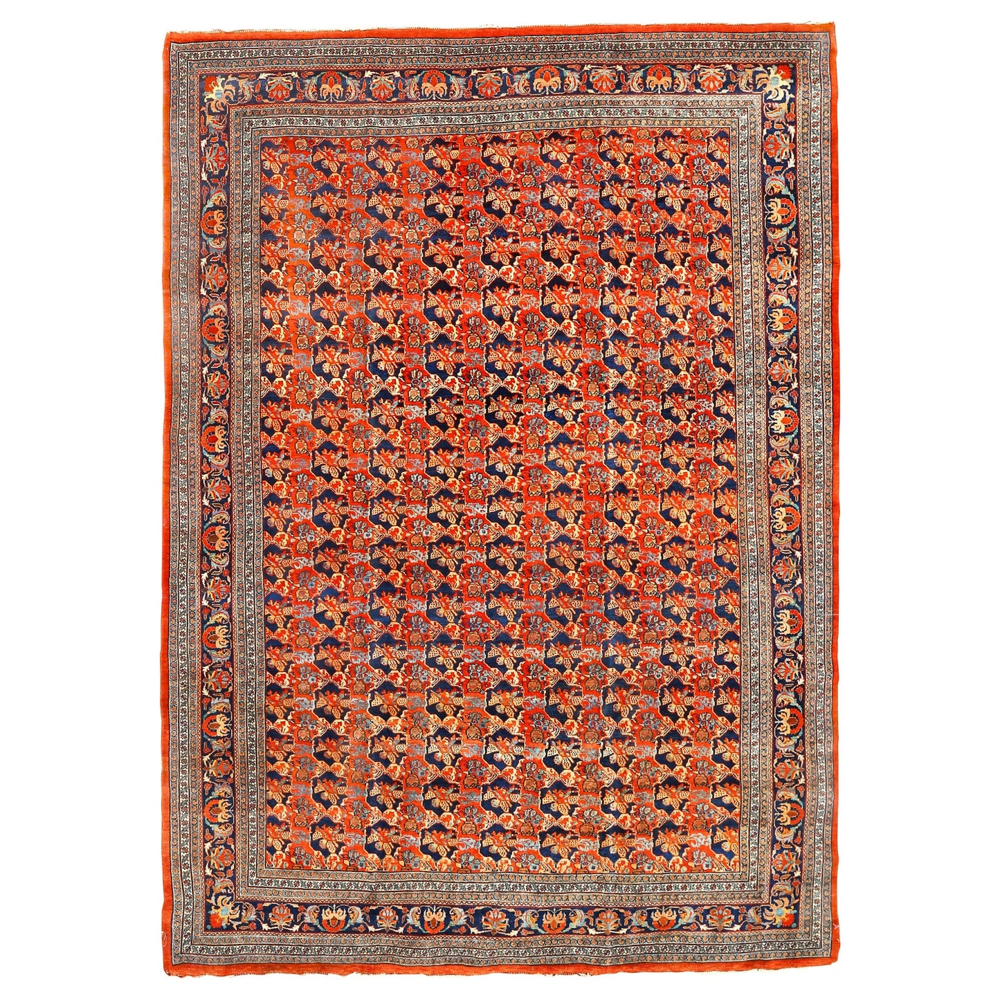 Antique Bidjar 12'4 X 8'8 1390