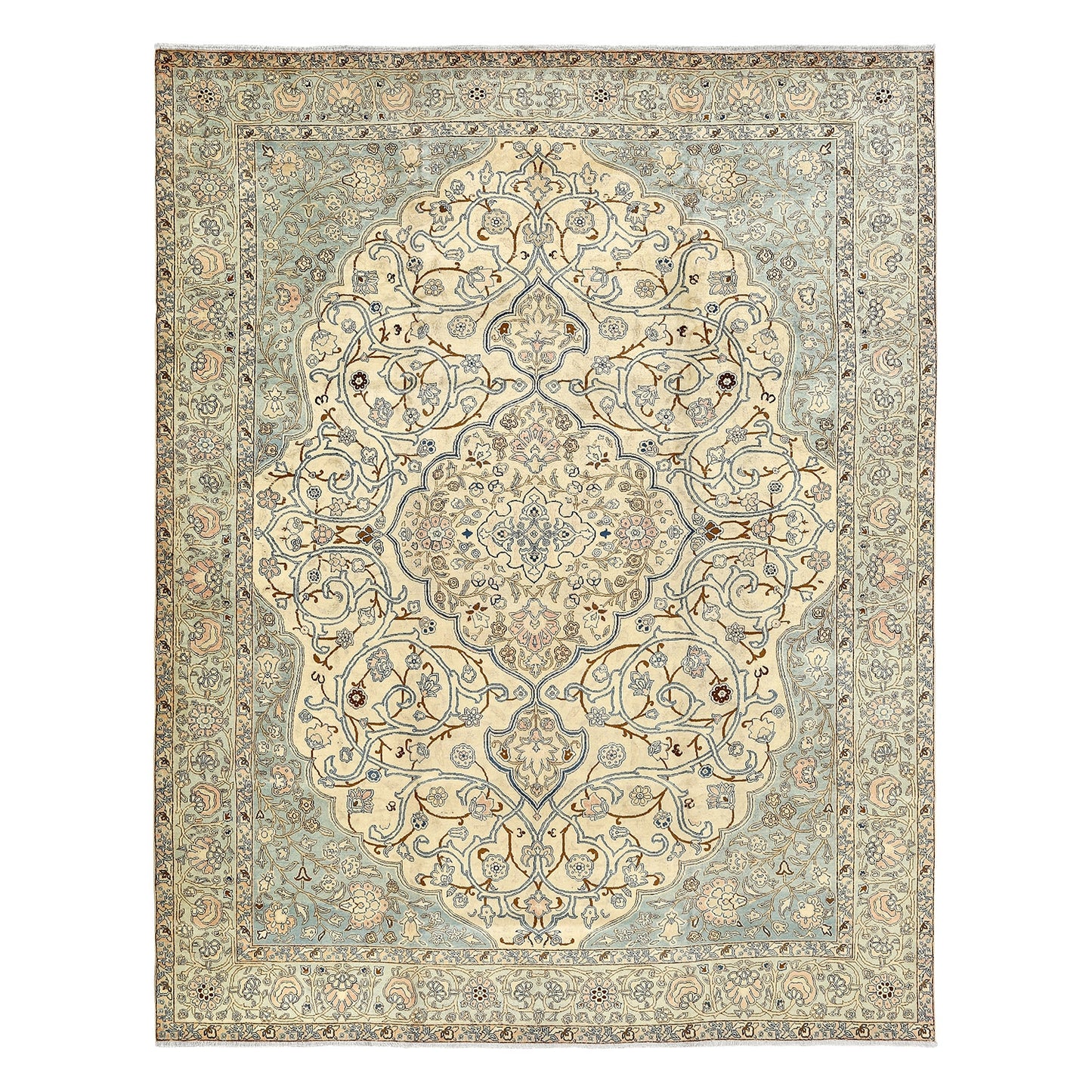 Antique Tabriz 13'8 X 11' 1776