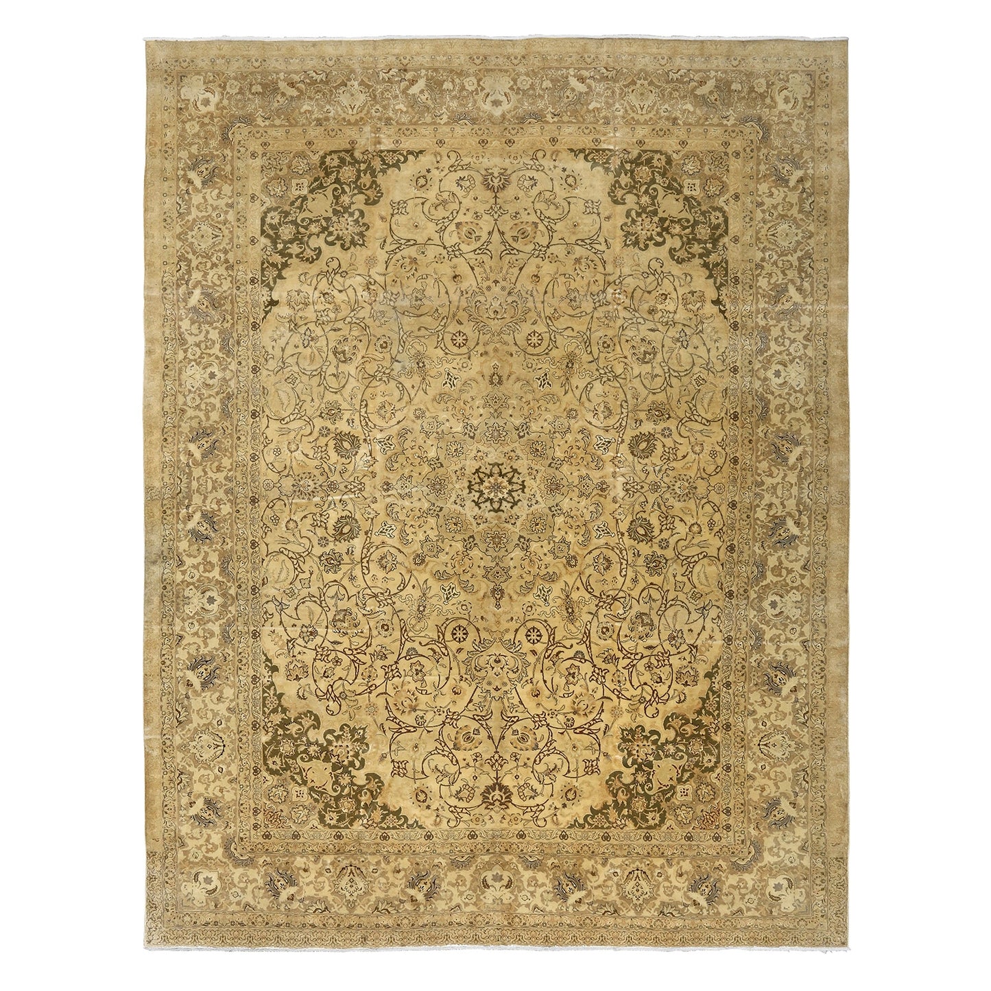 Vintage Tabriz 12'6 X 9'8 3728