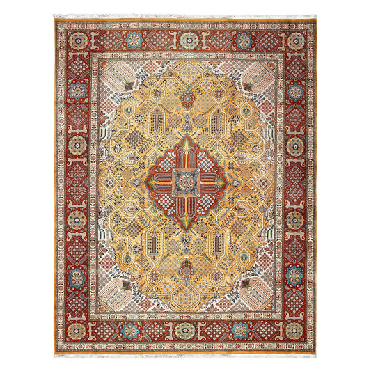 Vintage Tabriz 12'8 X 10'1 3844