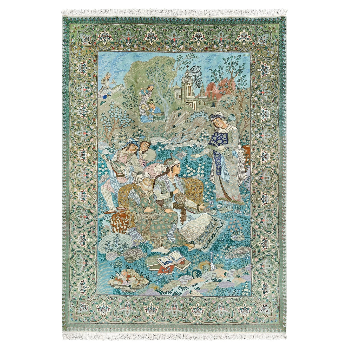 Vintage Tabriz 8'11 X 6'5 3876