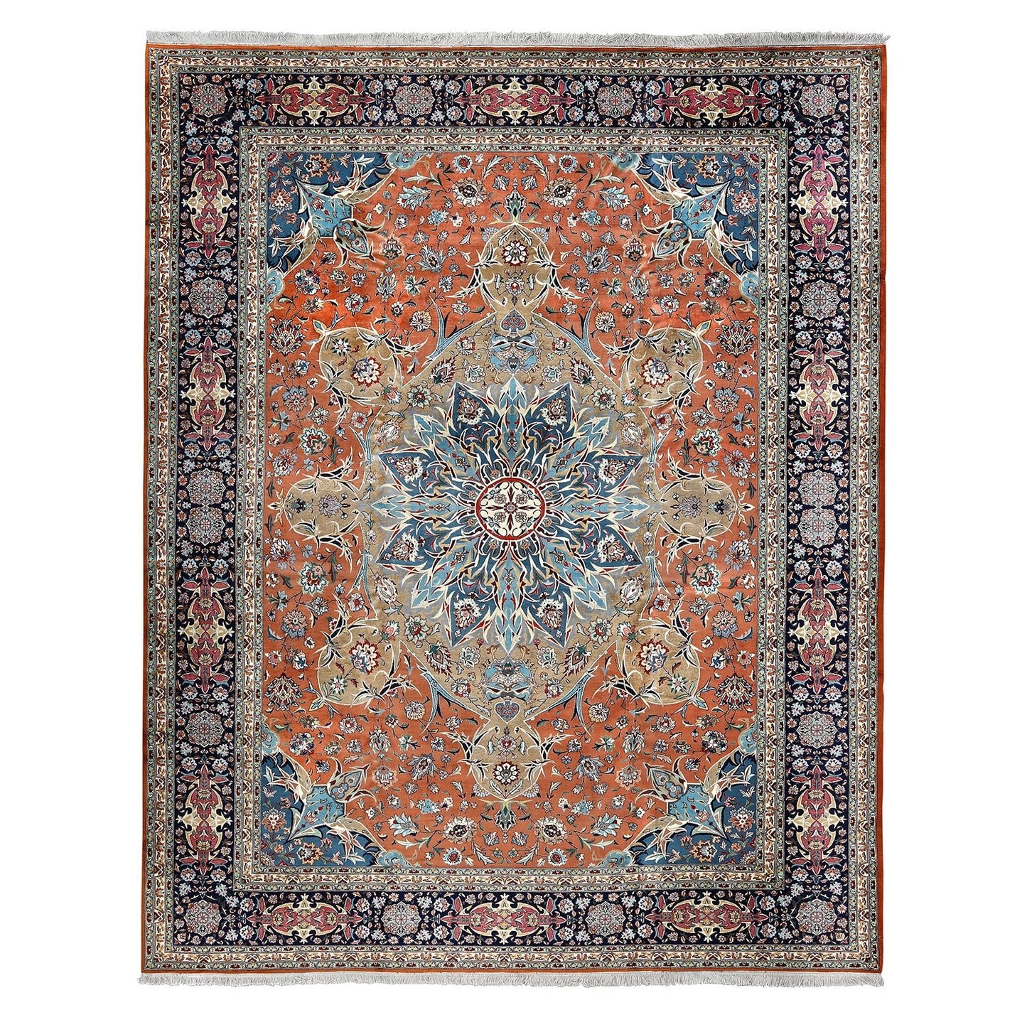 Vintage Tabriz EMAD 12'6 X 10' 4586