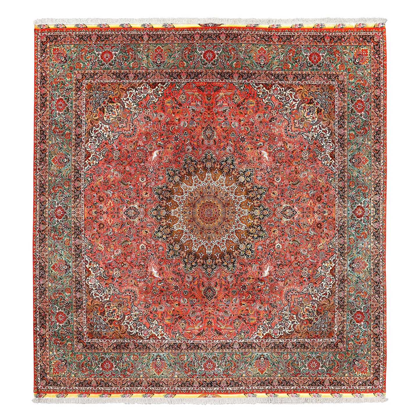 Vintage Tabriz 14'6 X 13'8 5448