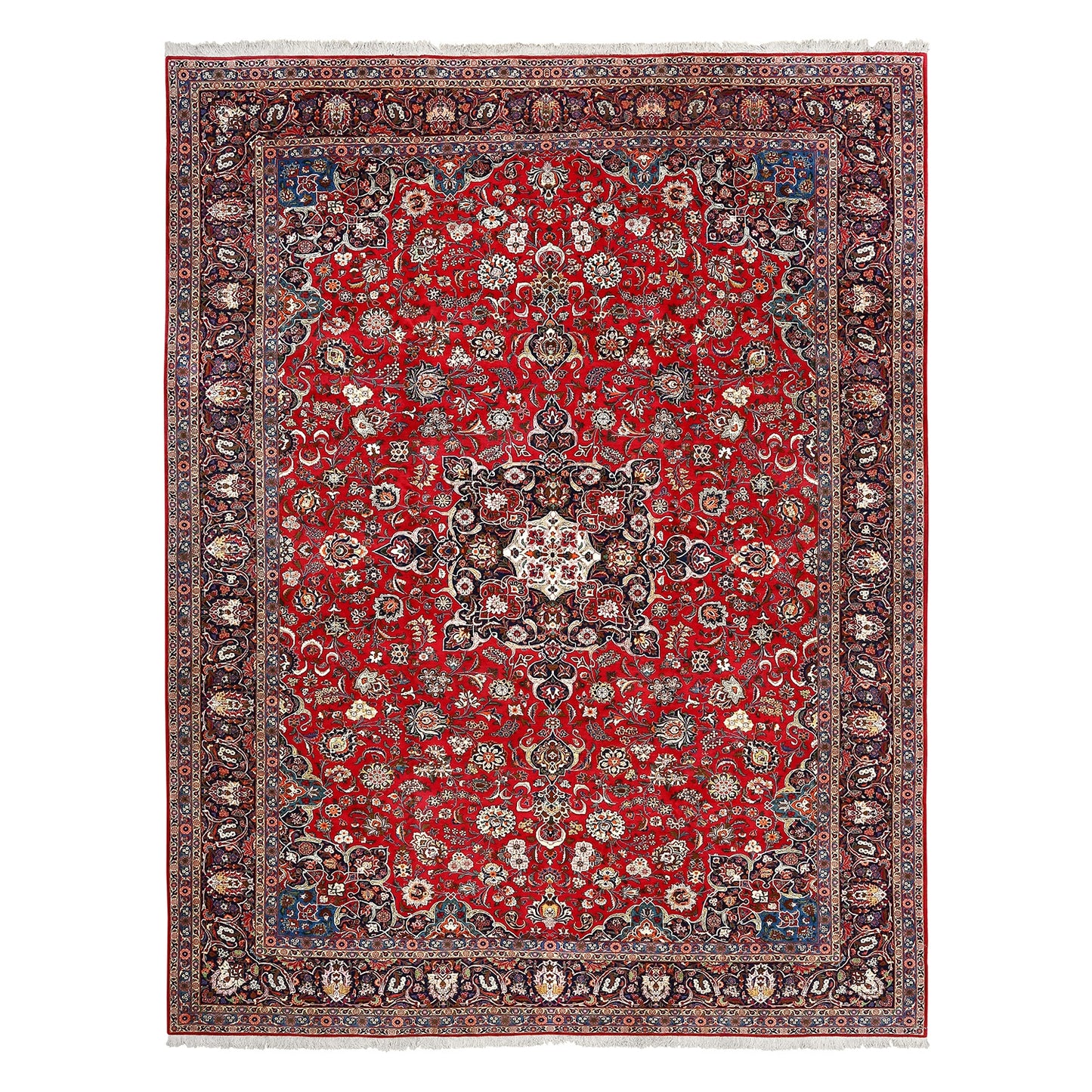 Antique Kashan 13'5 X 10'5 6075