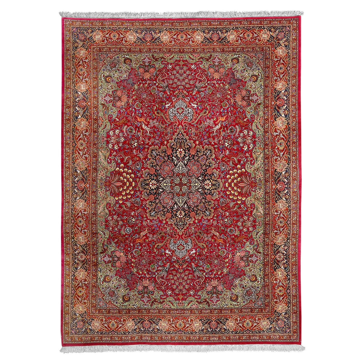 Vintage Tabriz NEZAM 13'5 X 9'10 77001