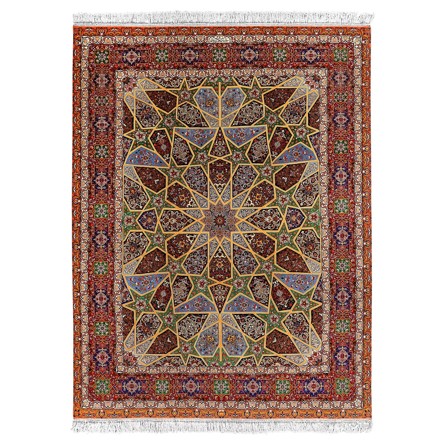Vintage Tabriz 12'9 X 9'10 77004