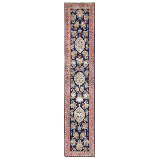 Vintage Qom ARSALANI 13'0 X 2'7 AH