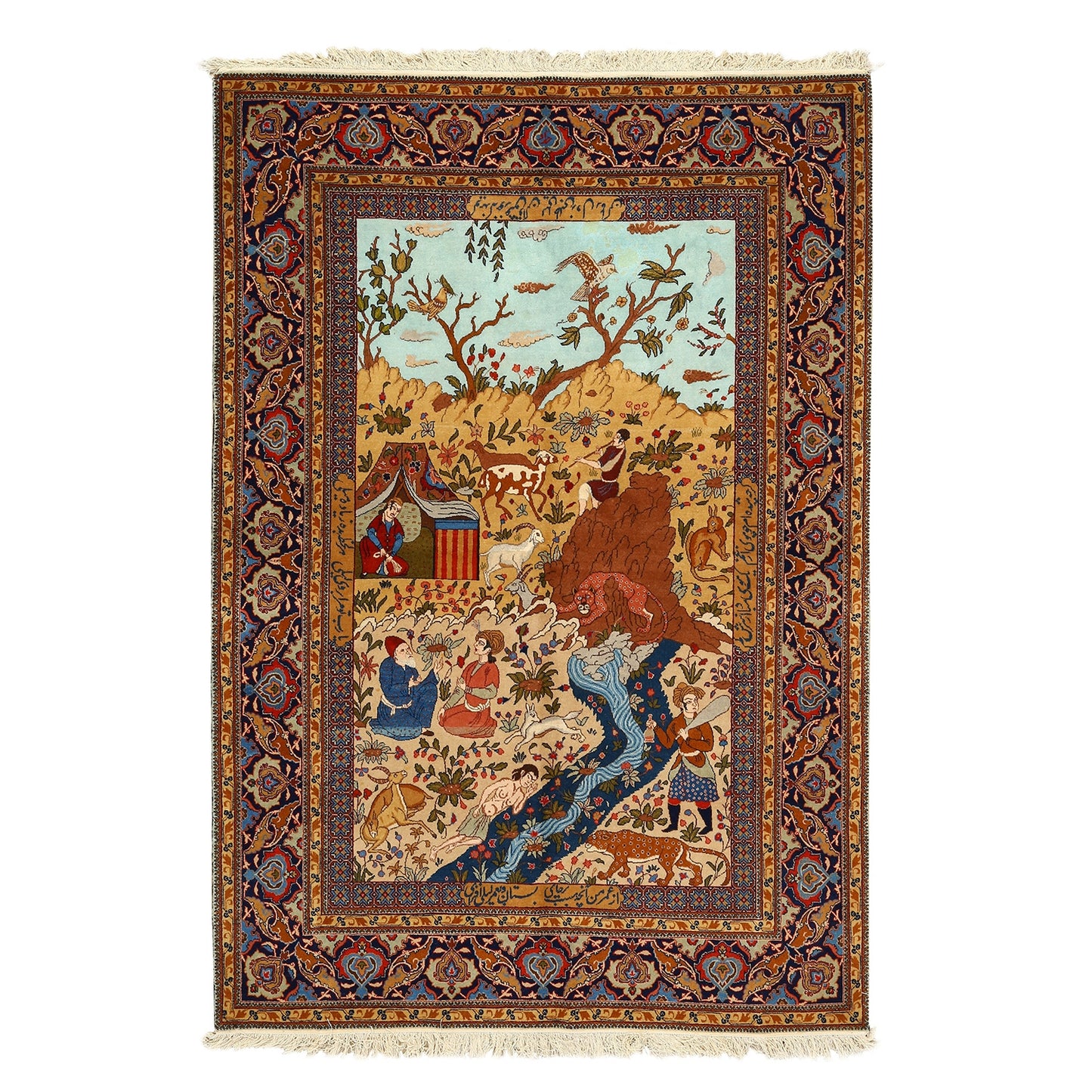 Antique Tabriz Hadad 6'8x4'8 2040