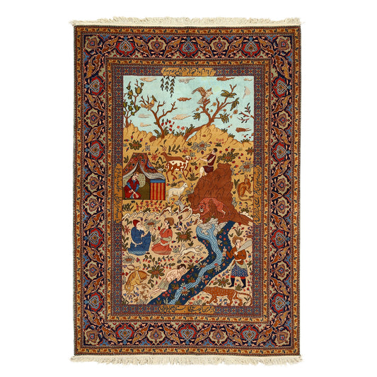 Antique Tabriz Hadad 6'8x4'8 2040