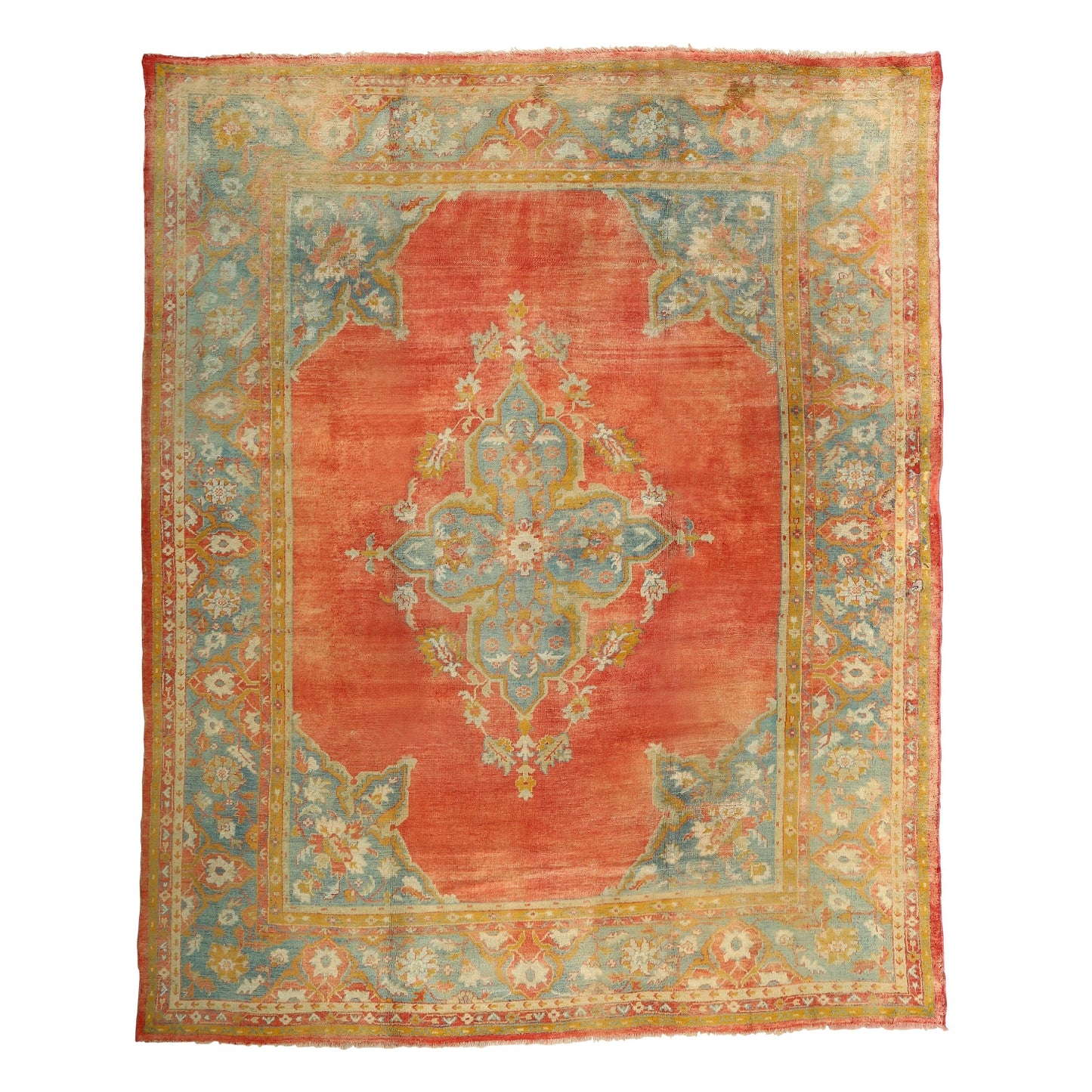 Antique Ushak 12'7 X 10'2 1566