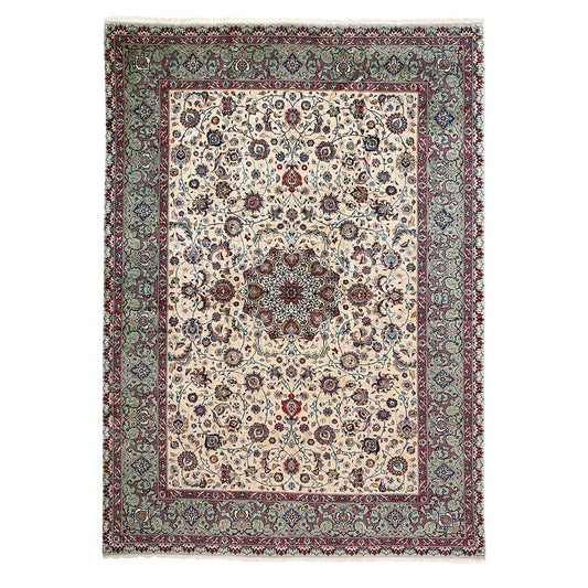 Vintage Tabriz Sherkar Farsh Pair 11'4 X 8'3 5105