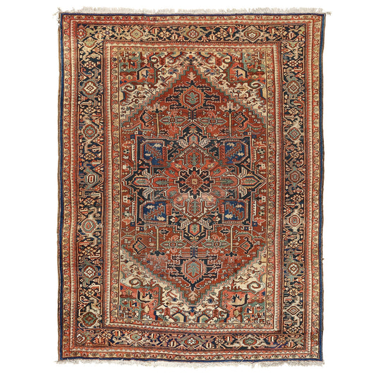 Antique Heriz 12' X 9'5 1493