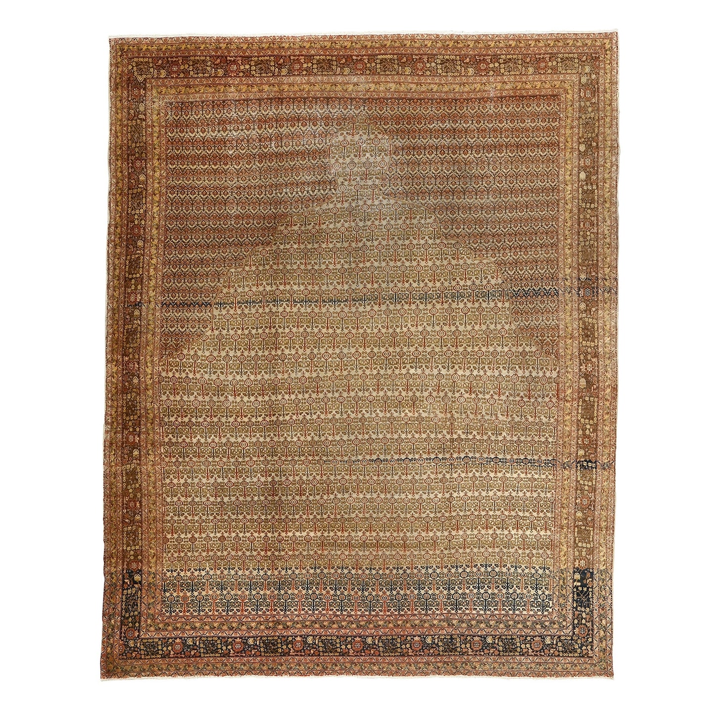 Antique Tabriz 12'2 X 9'6 4379