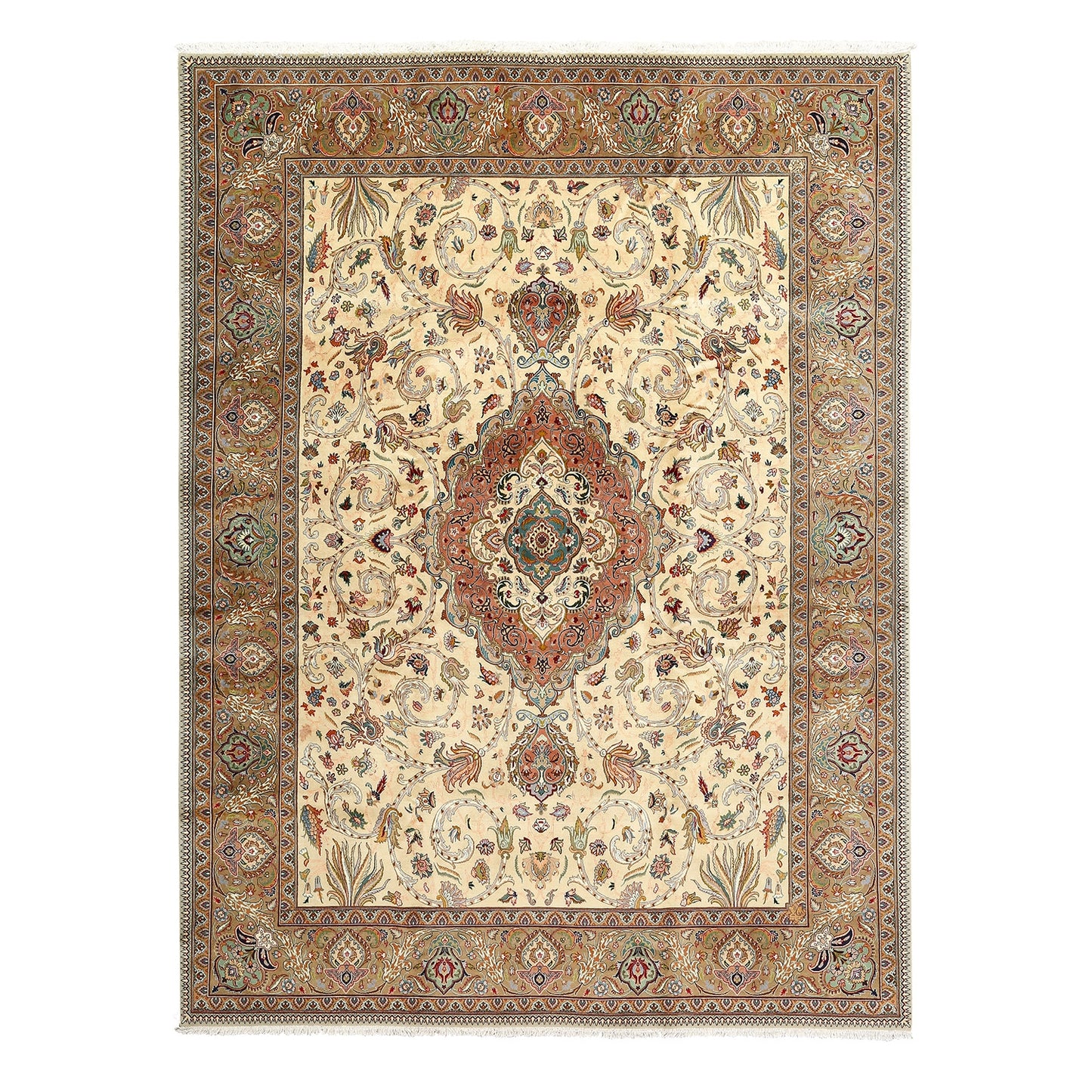 Vintage Tabriz Javan Amirkhiz 11'3 X 8'5 5570