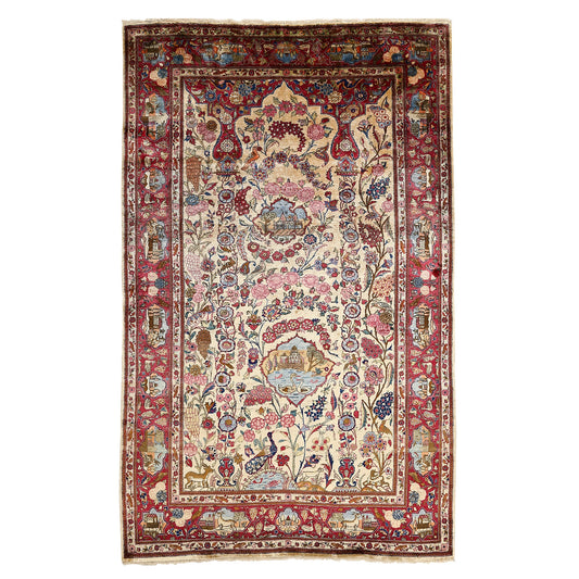 Antique Kashan Dabir 6'10x4'3 4243