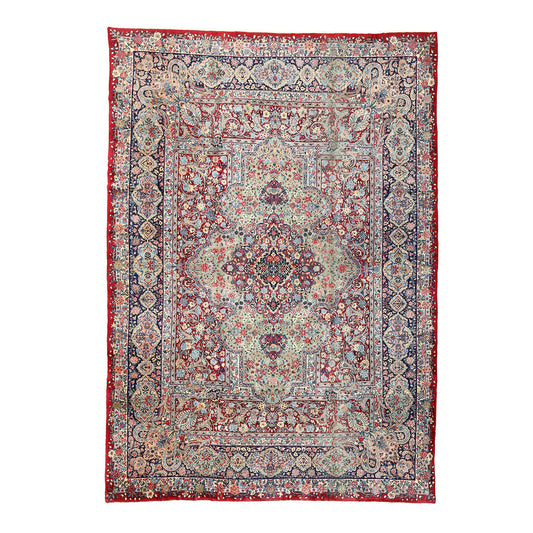 Antique Kerman Lavar 14'1 X 9'8 1627