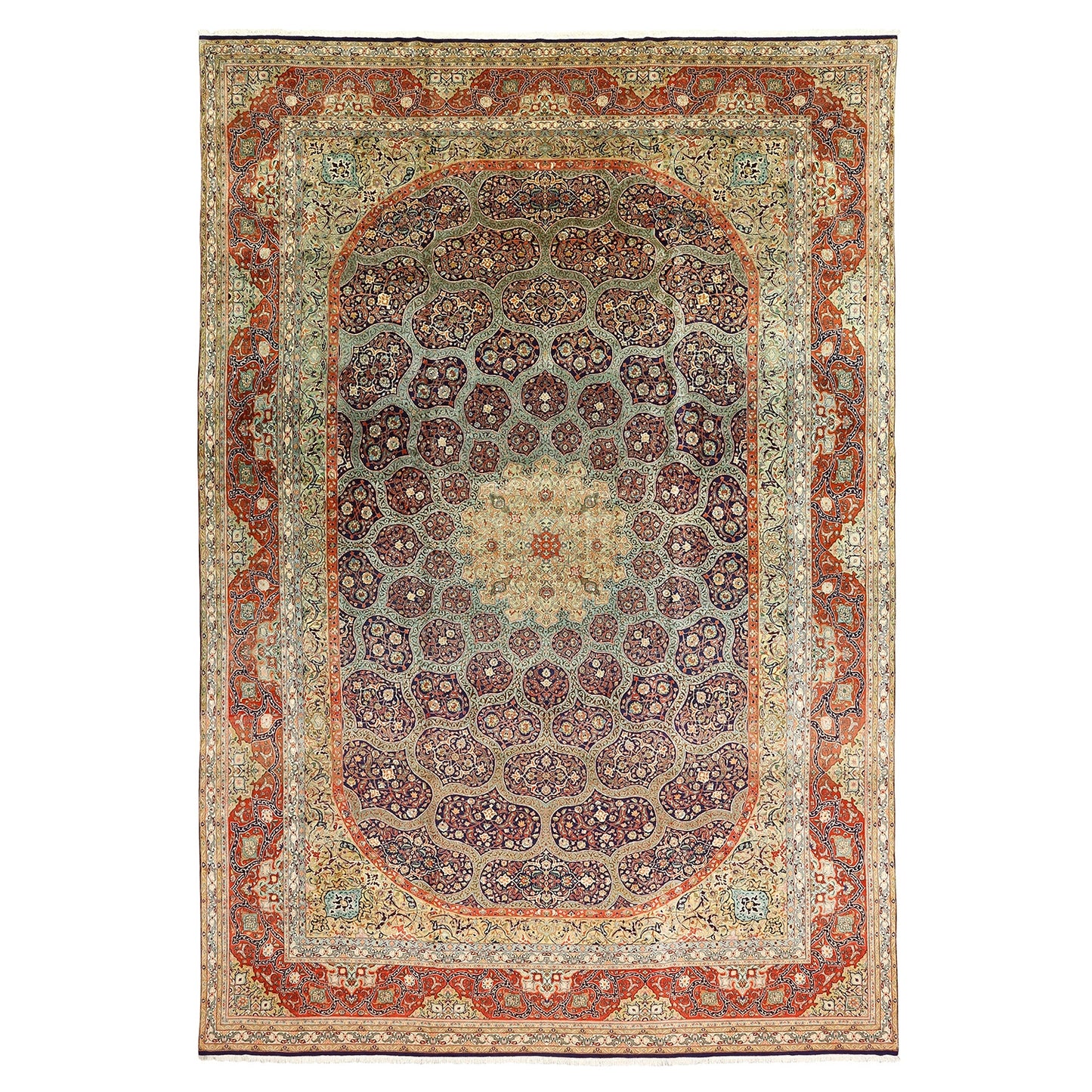 Vintage Tabriz Zohrah 18'2 X 12'6 3839