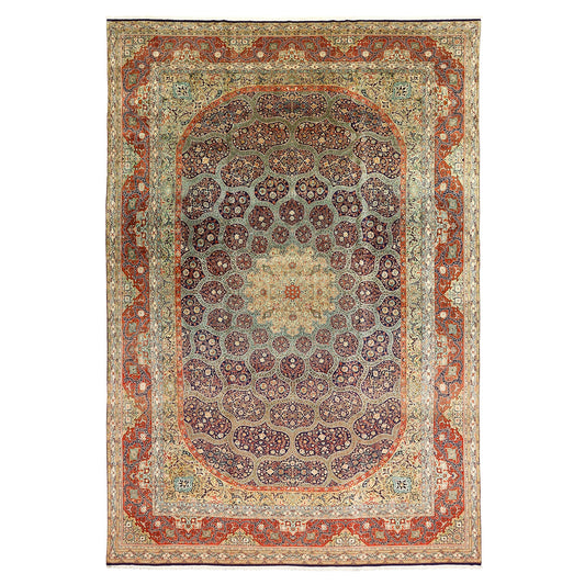 Vintage Tabriz Zohrah 18'2 X 12'6 3839