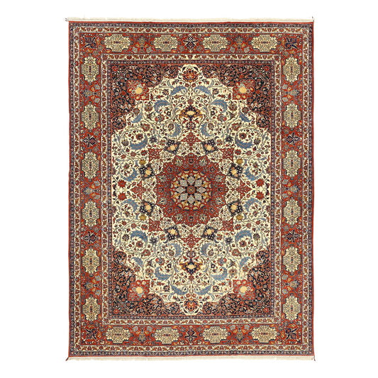 Antique Isfahan Shourashi 12'3 X 10' 4779