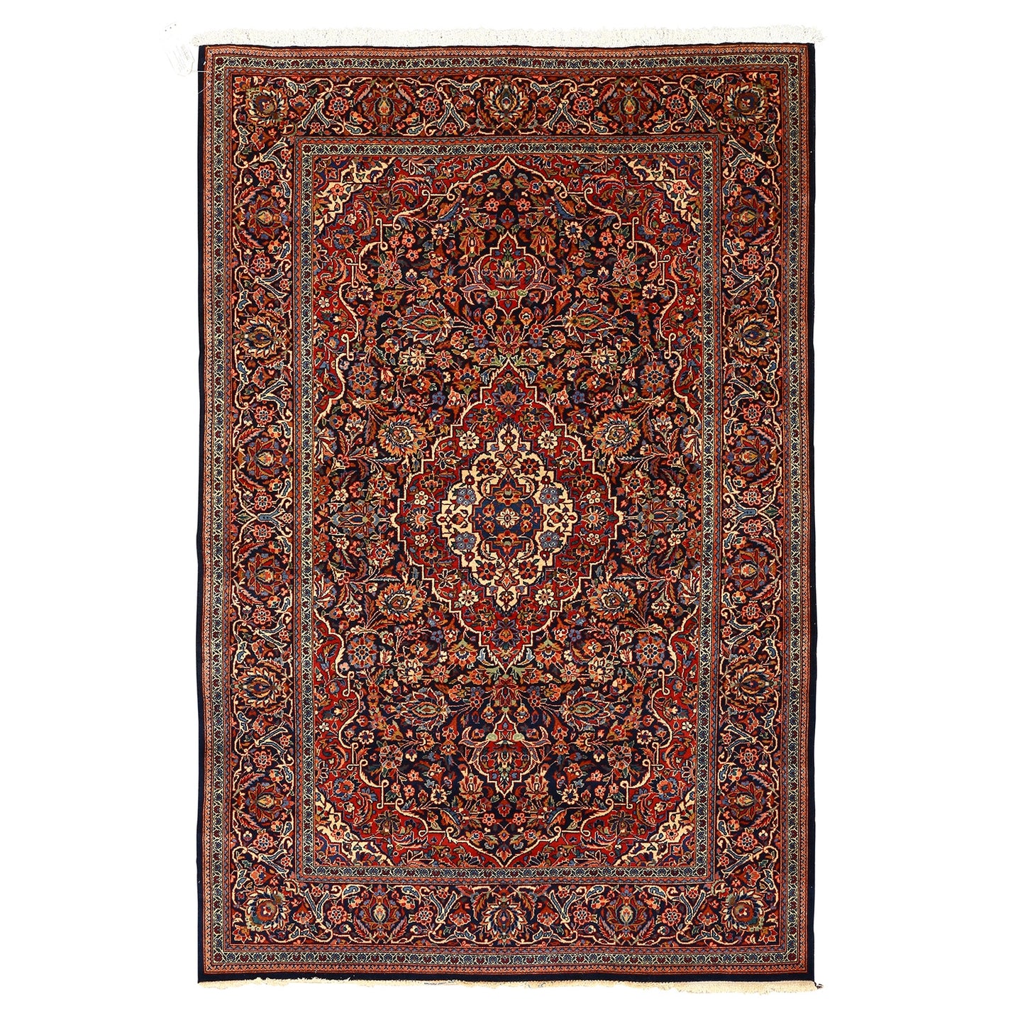 Antique Kashan Dabir 6'10x4'5 5595