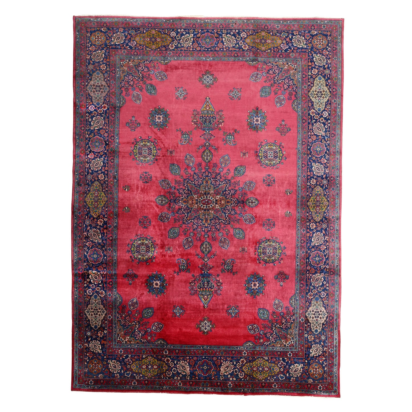 Antique Kashan 14' X 10' 1765