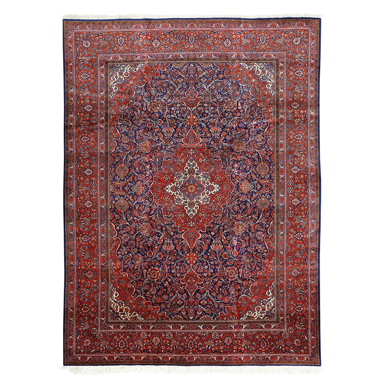 Antique Kashan Dabir 11'9 X 8'9 6047