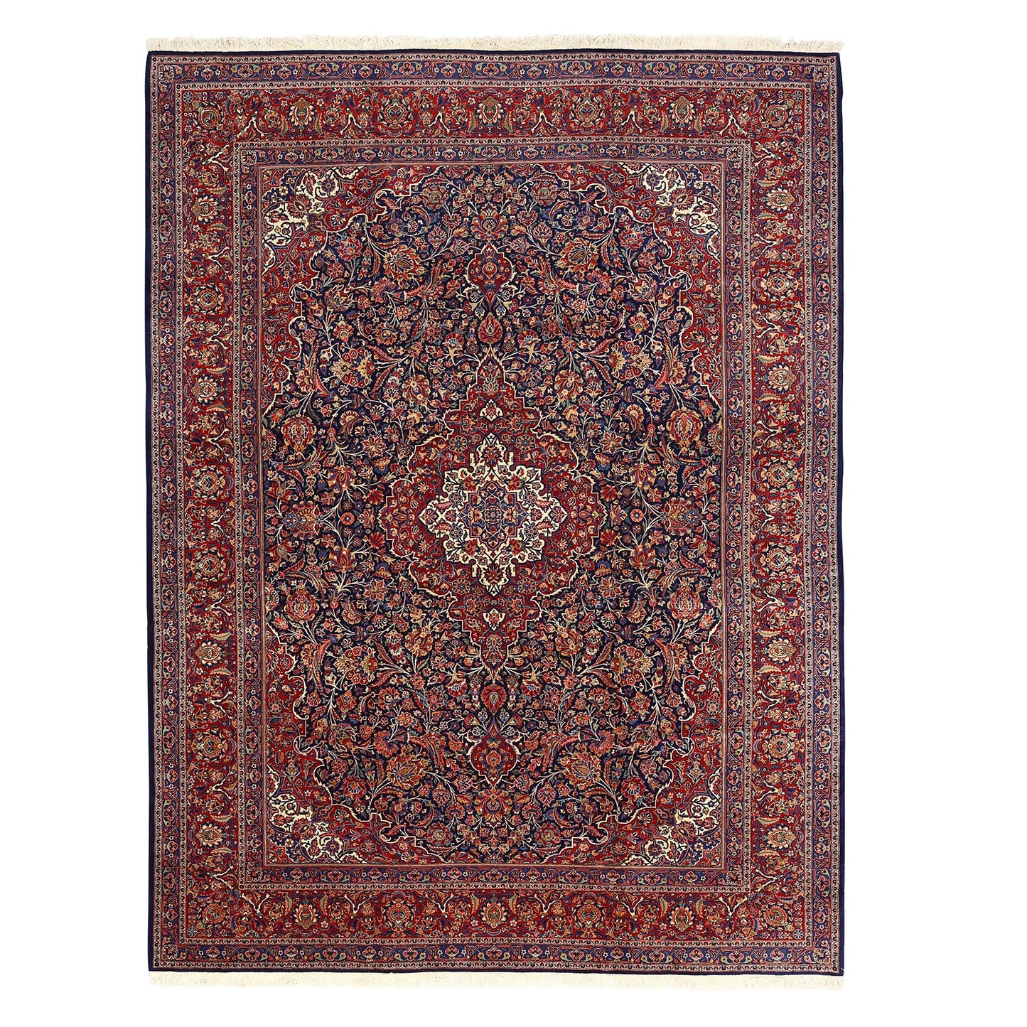 Antique Kashan Dabir 11'10 X 9' 4000