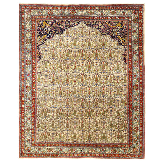 Antique Tabriz 9'10 X 8'1 5881