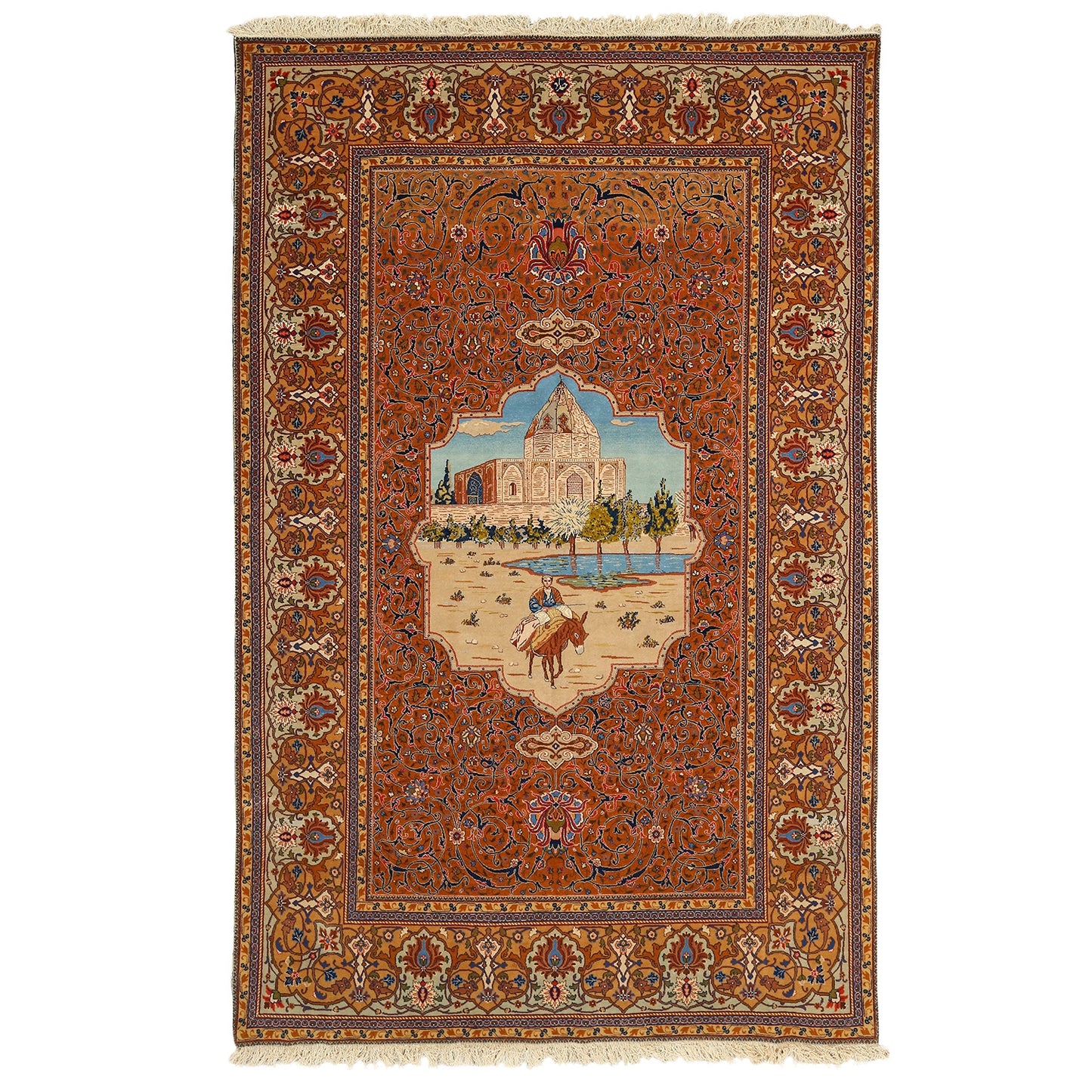 Antique Tabriz Hadad Pair 8'5x5'5 2023