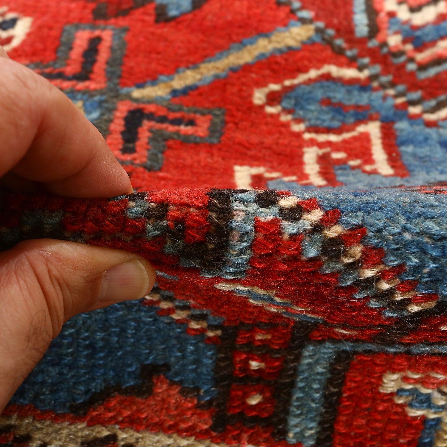 Antique Heriz 9'2x7'5 1443