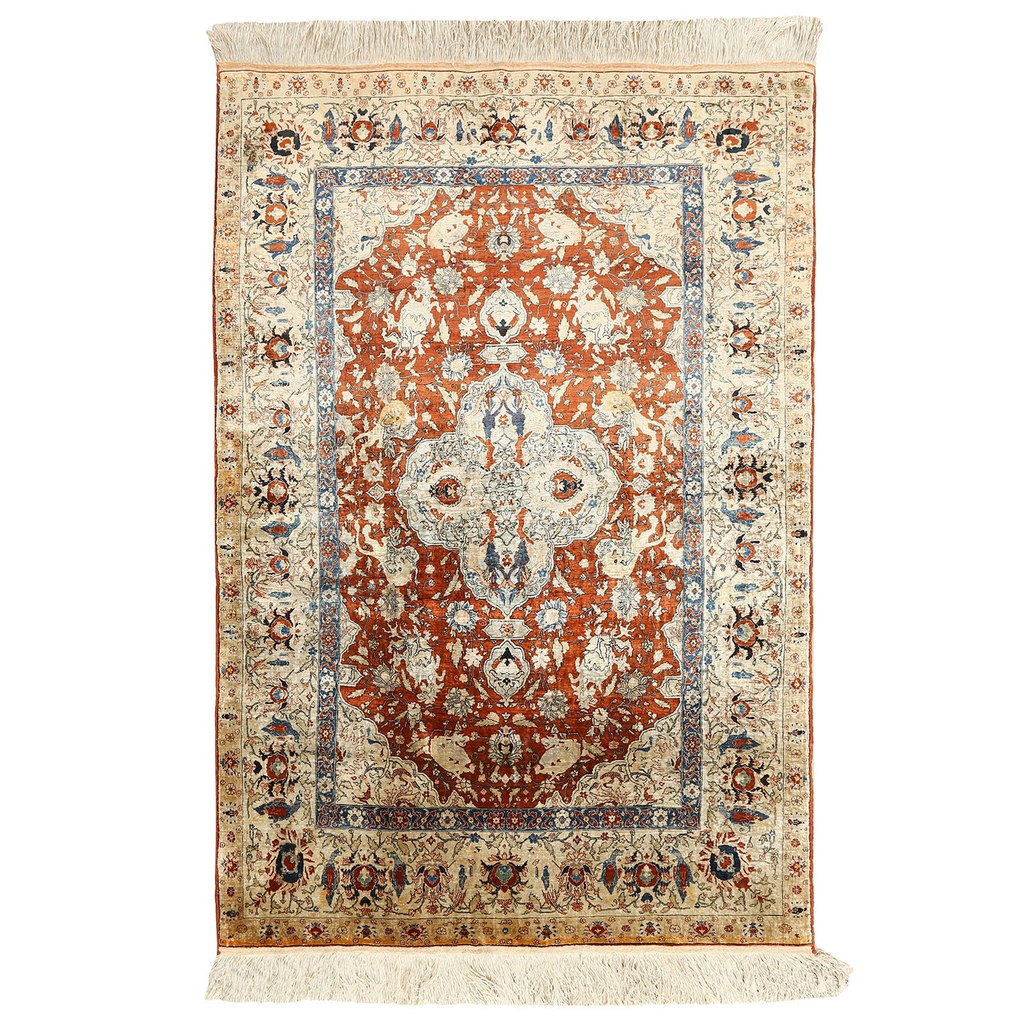 Antique Tabriz 6'5x4'7 6196