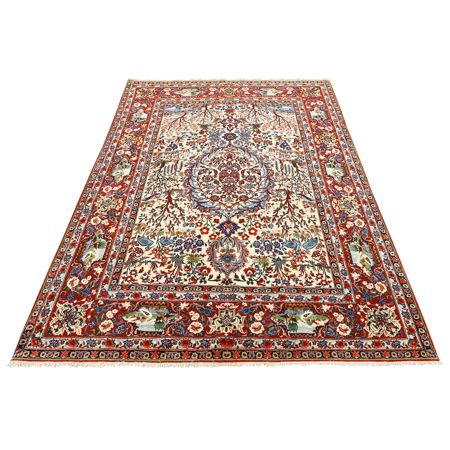 Antique Isfahan Shourashi 7'0x4'10 6176