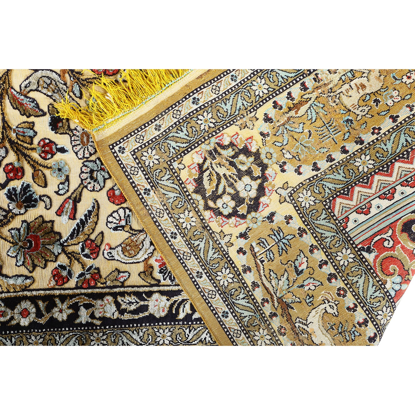 Vintage Silk Souf Qom 7'0 X 4'6 5725