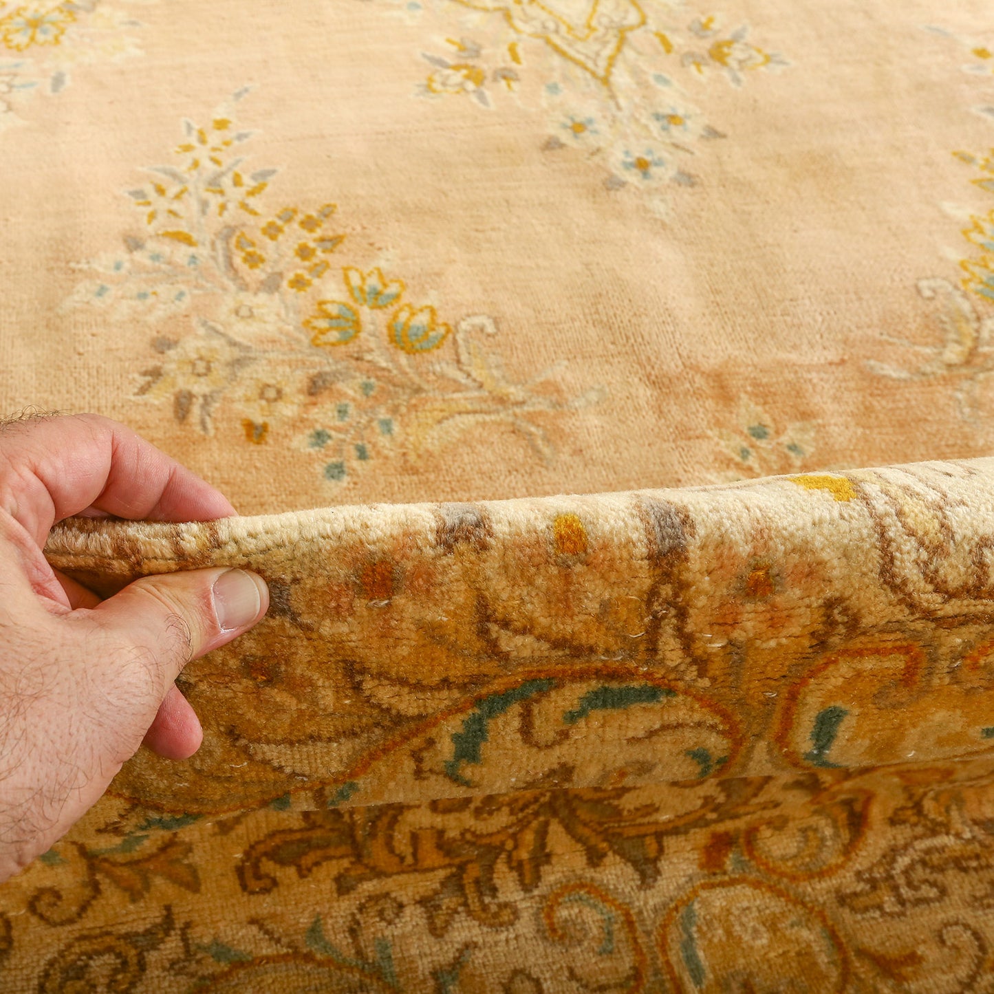 Vintage Kerman Lavar 13'9 X 9'7 2460