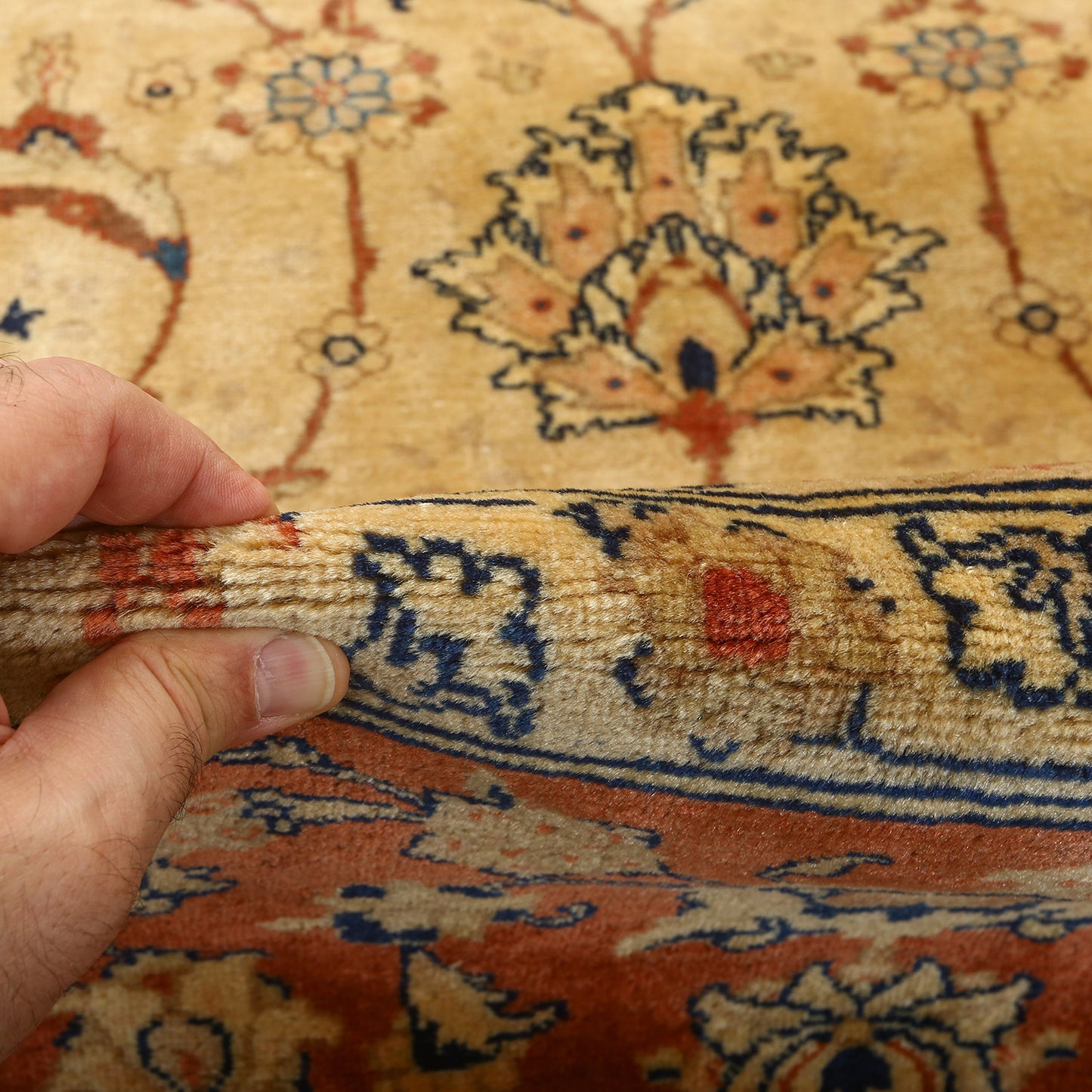 Vintage Tabriz Emad 14'2 X 10'6 4601