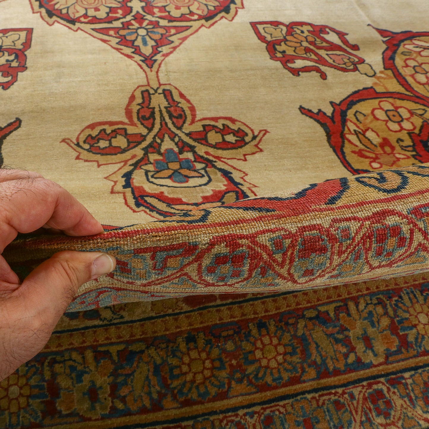 Antique Lavar Kerman 10'10 X 14'7 1726