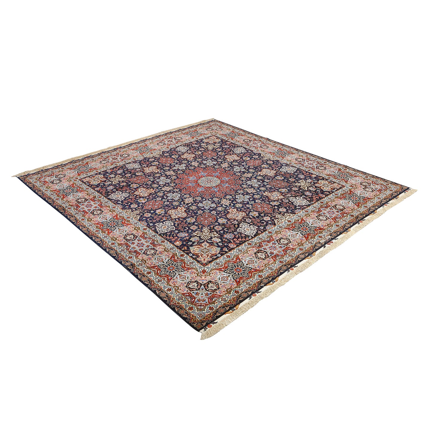 Vintage Tabriz Sharkat Farsh 12'1 X 11'4 Z791
