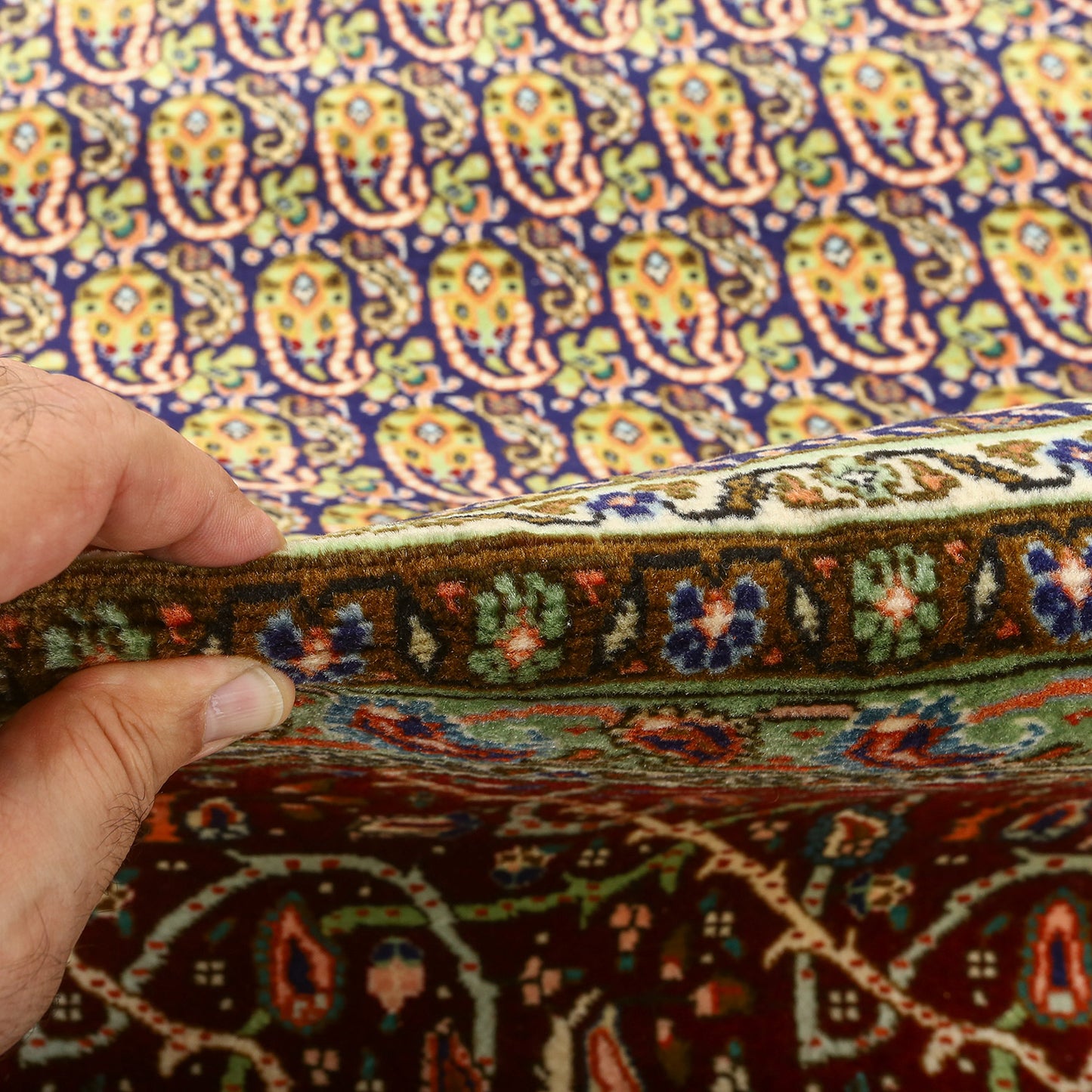 Vintage Tabriz 12'7 X 9'7 Z843