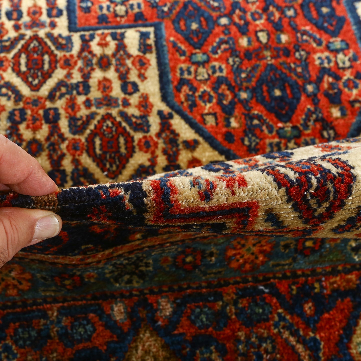 Antique Seneh Kordestan 12' X9'8 Z905