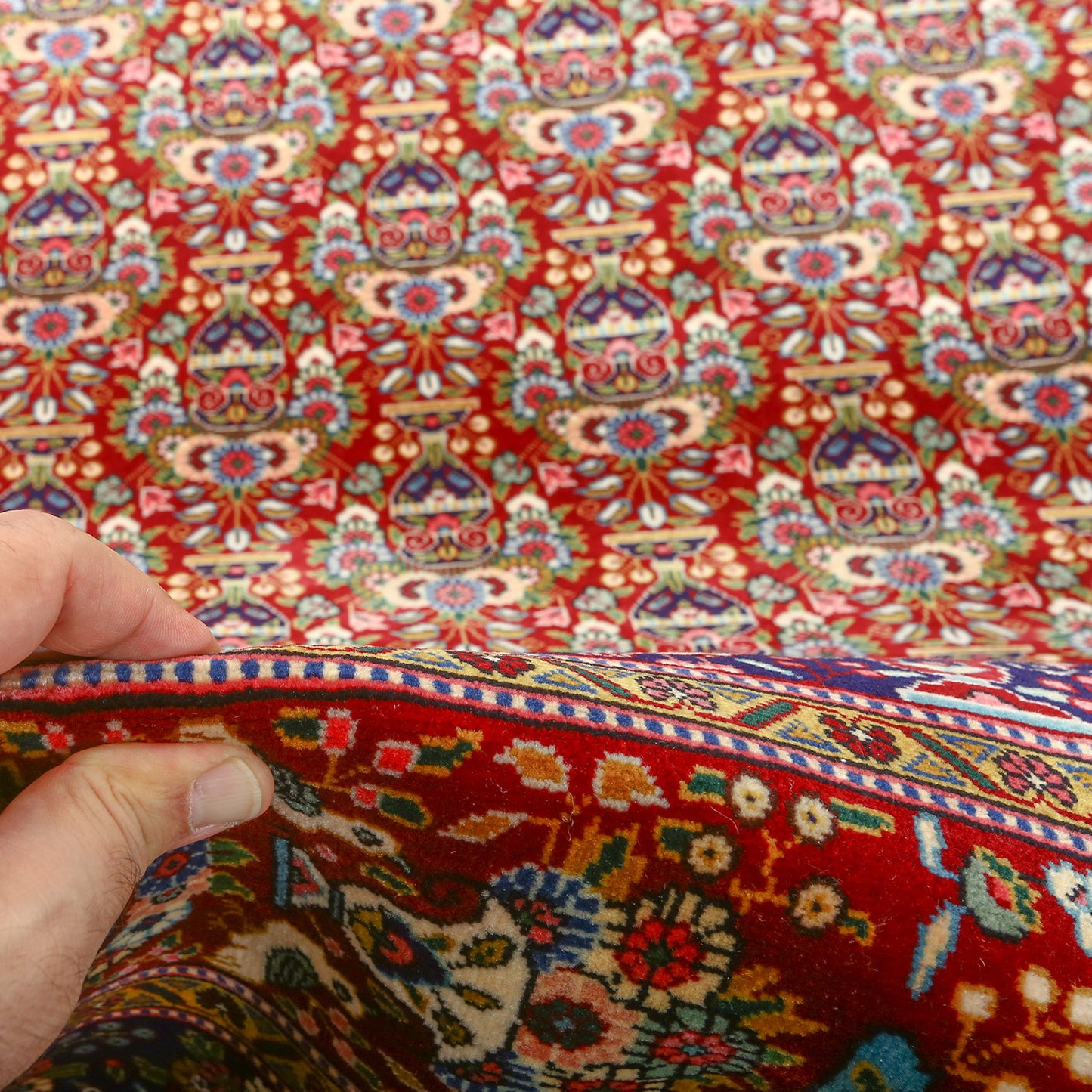 Vintage Tabriz 13' X 9'10 3941