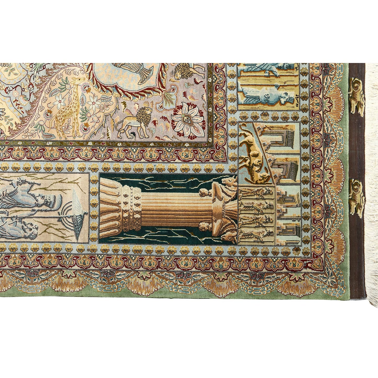 Vintage Tabriz Goli NAMI 13' X 10' 5418