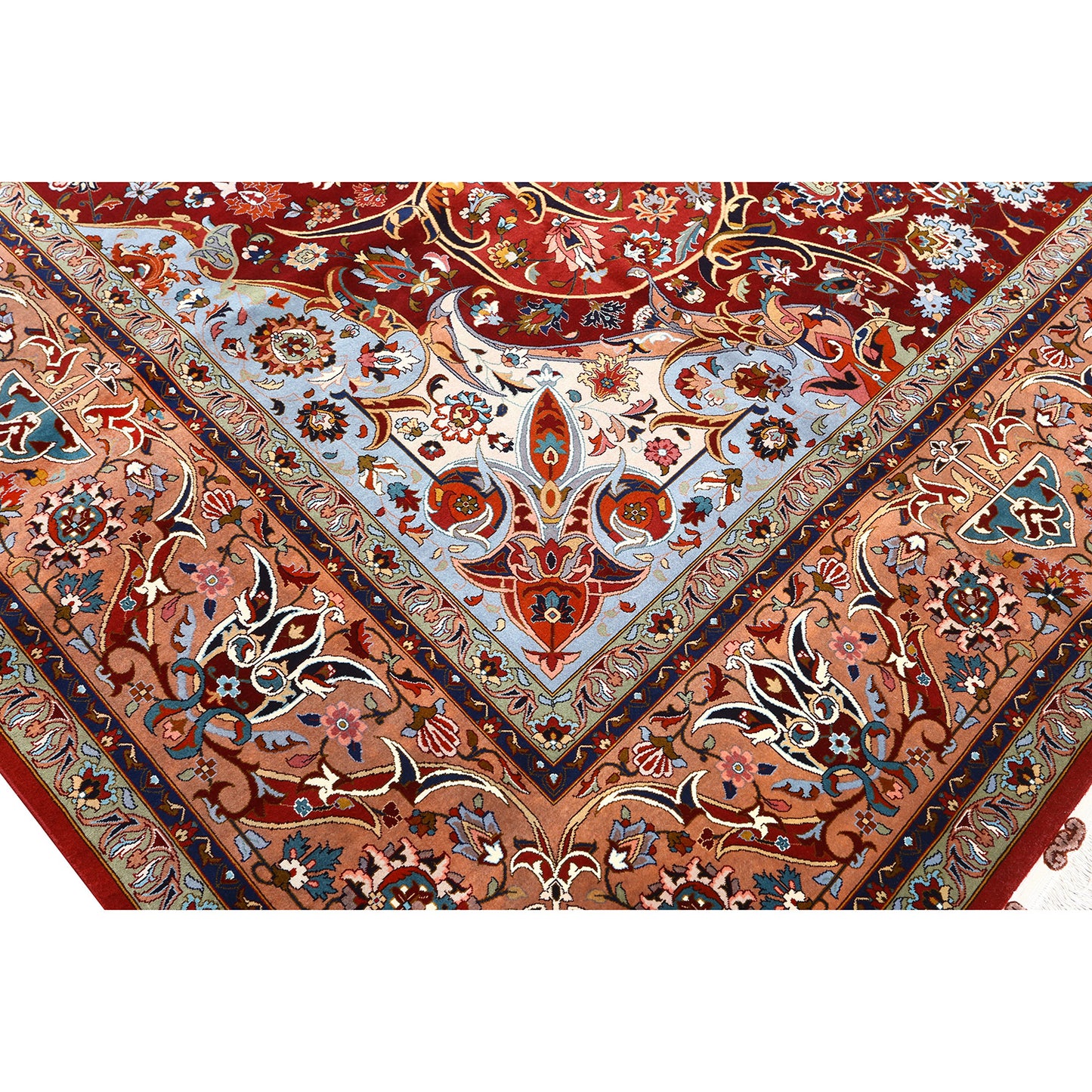 Vintage Tabriz EMAD 13'1 X 9'6 Z605