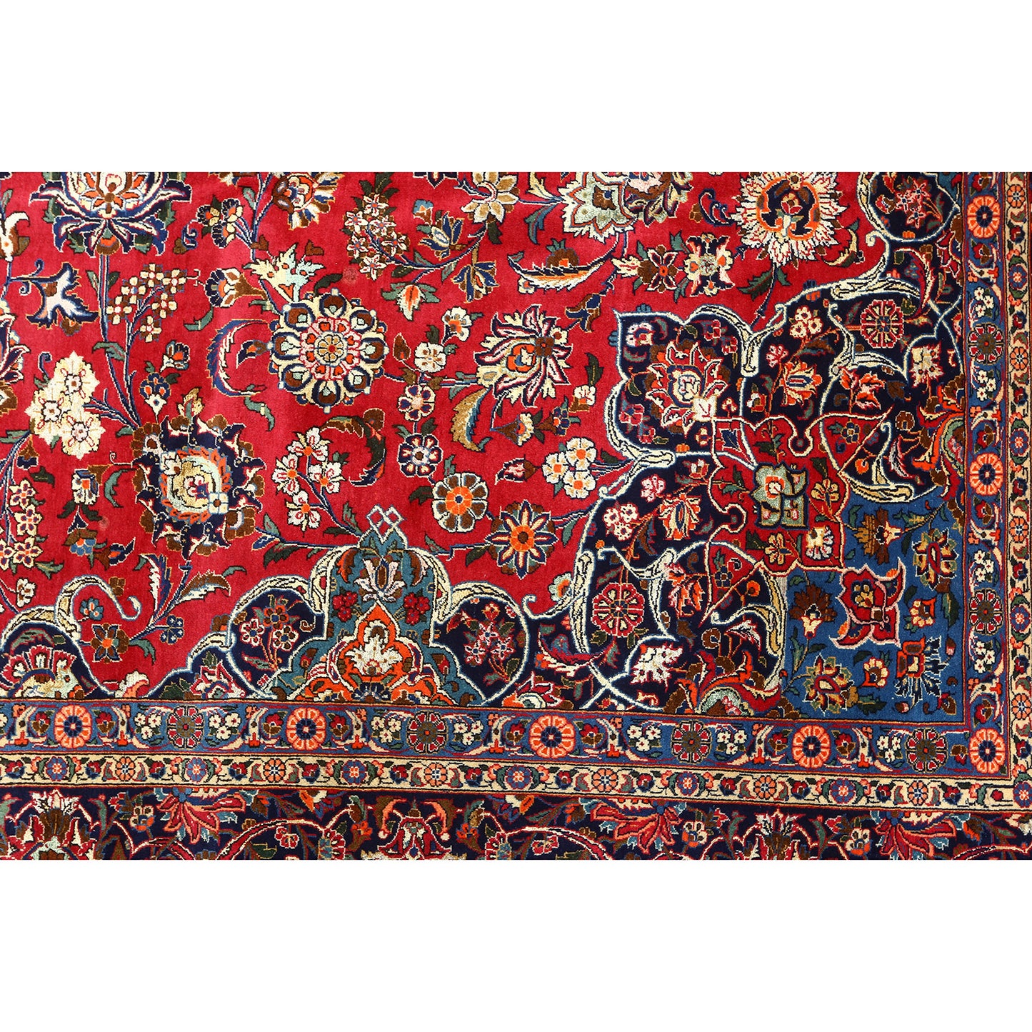 Antique Kashan 13'5 X 10'5 6075