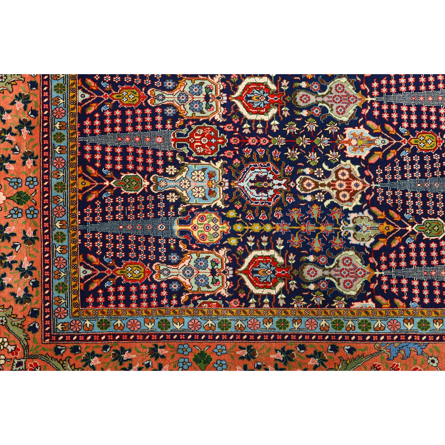 Vintage Tabriz Heydarzadeh 13'1 X 9'6 6082