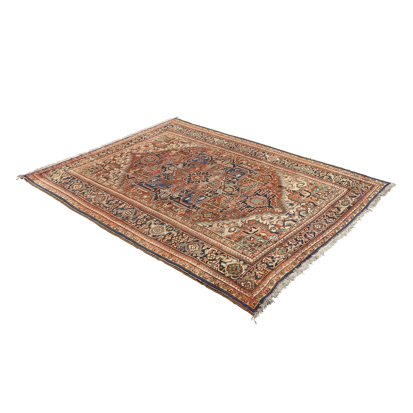 Antique Heriz 12' X 9'5 1493