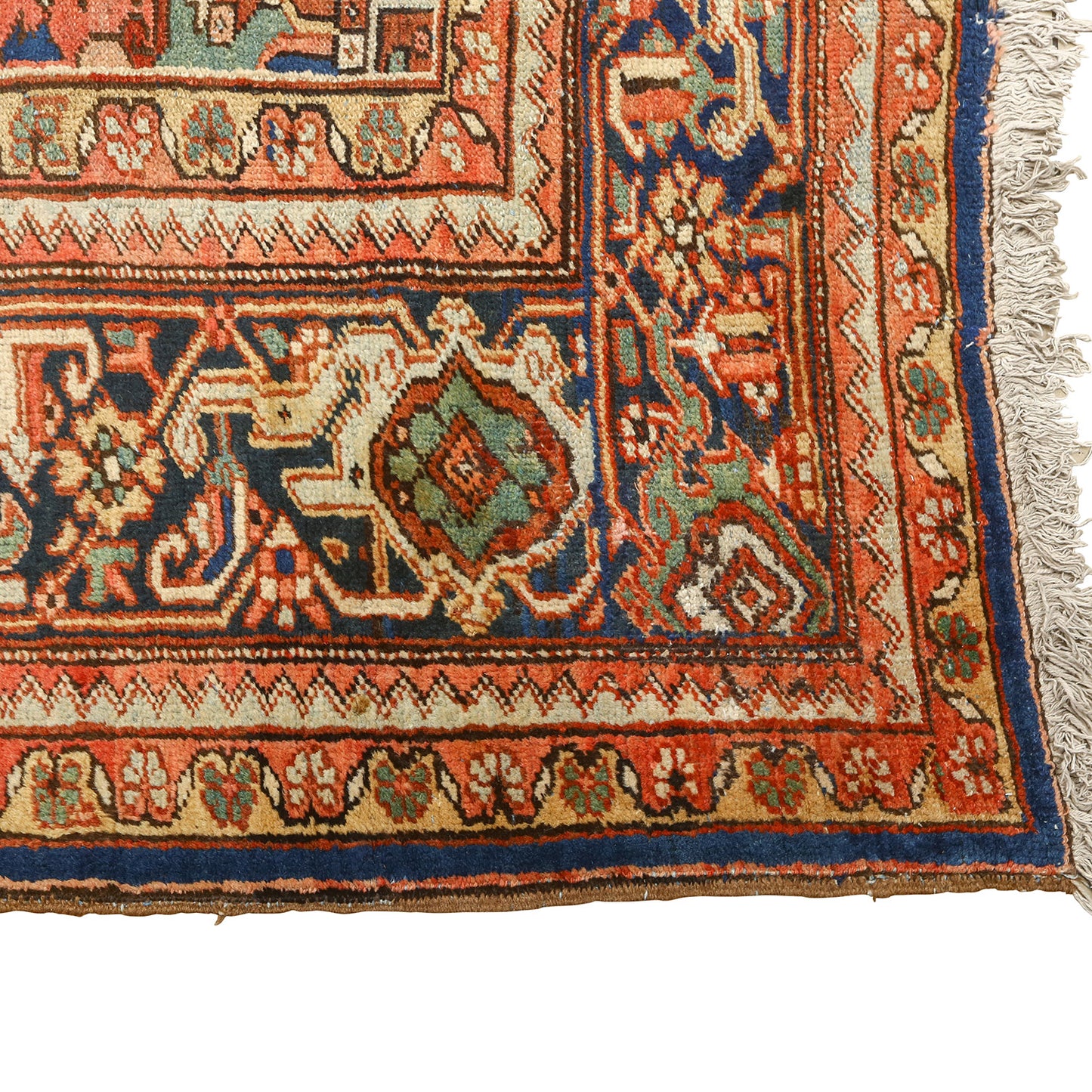 Antique Heriz 12' X 9'5 1493