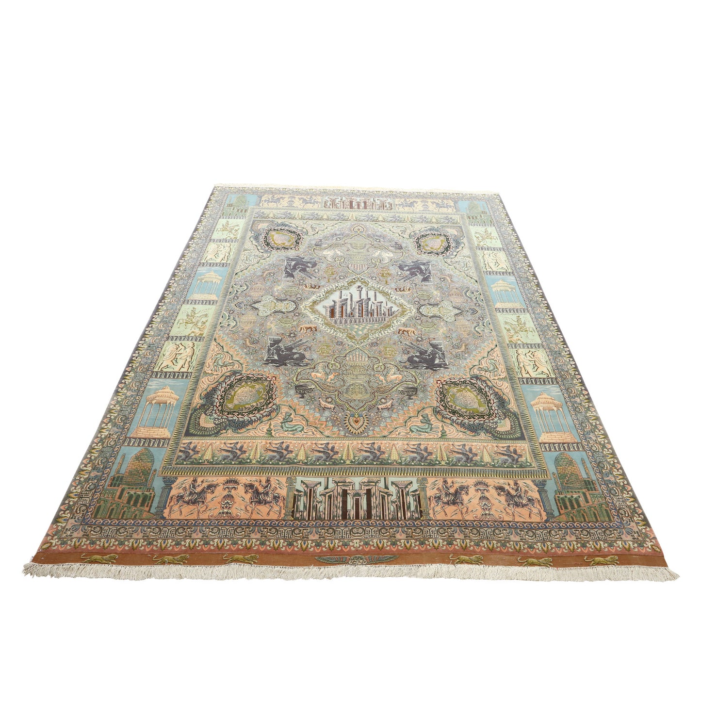 Vintage Tabriz Nami 13'3 X 10'2 4306