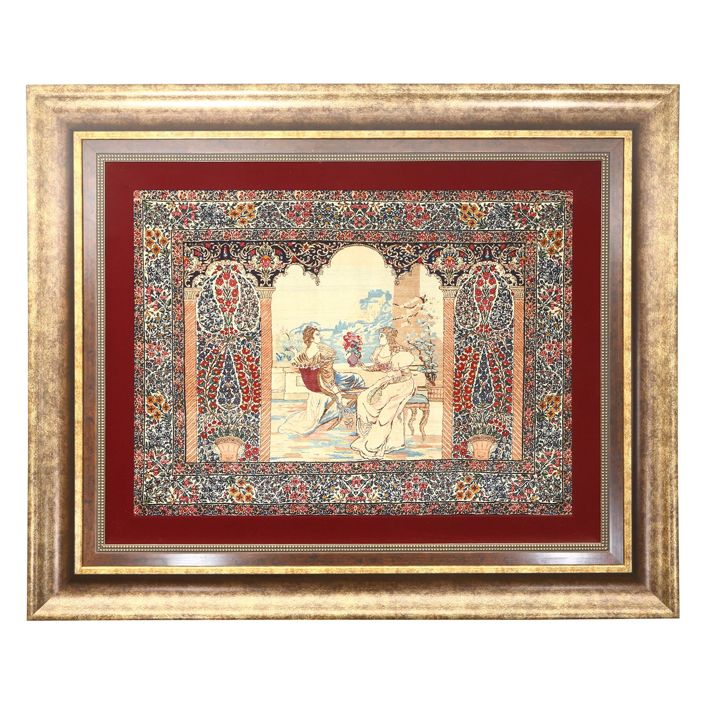 Antique Lavar Matching Pair 3'8 X 2'9 2031