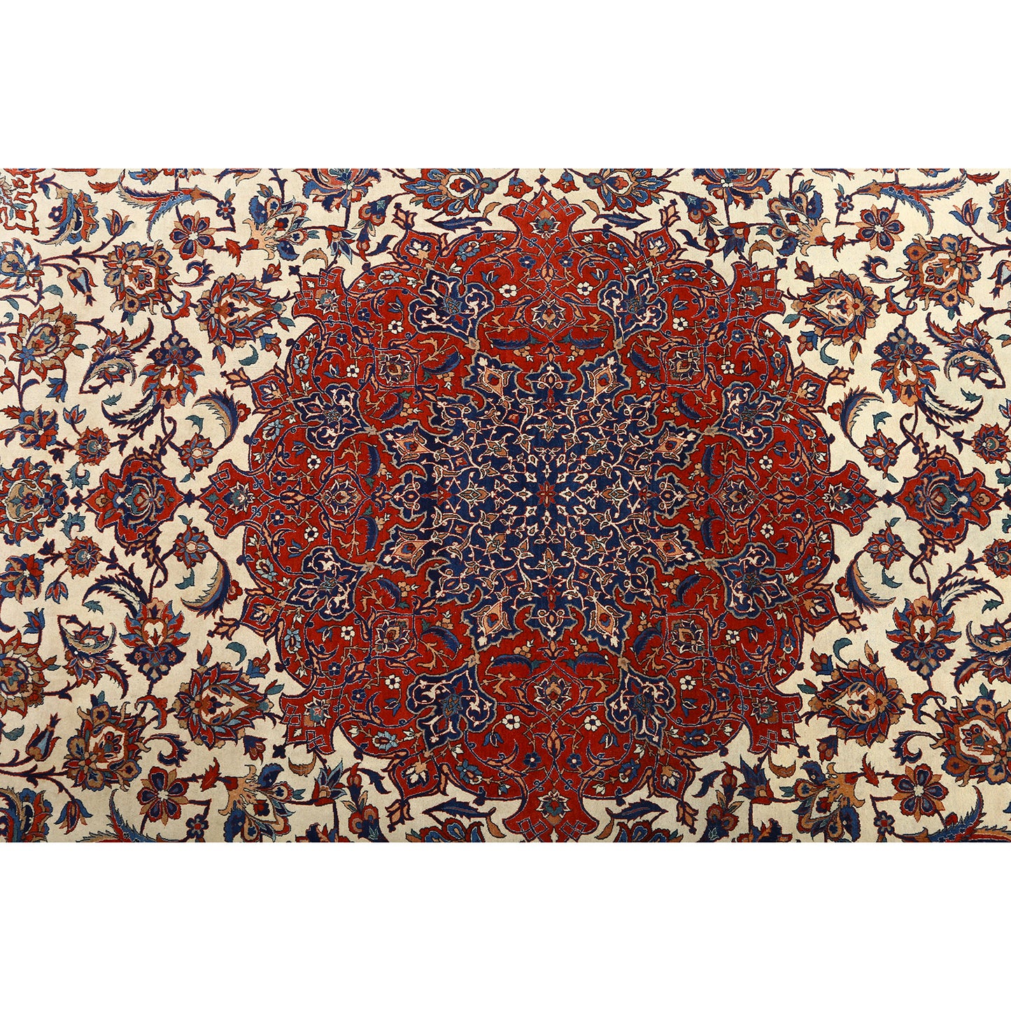 Antique Isfahan Shourashi 13'9 X 10'5 4780