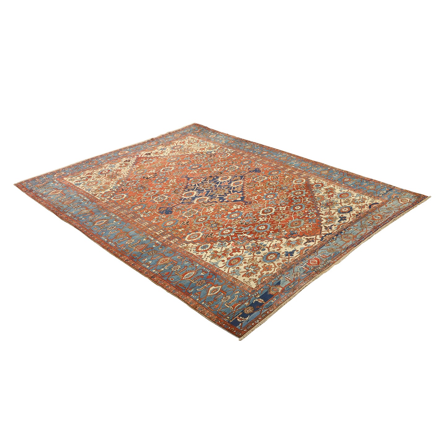 Antique Serapi 12'10 X 10'5 1752